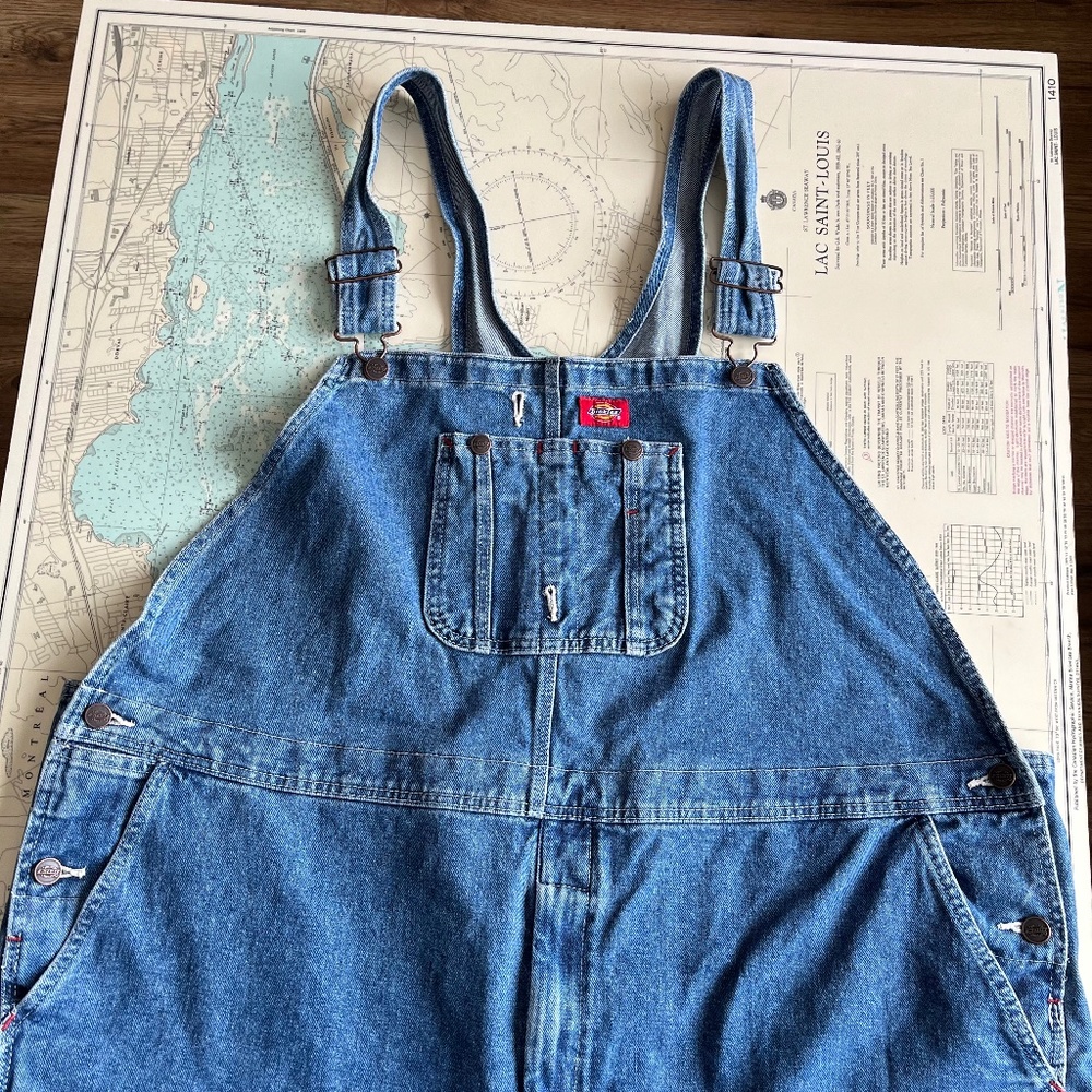 Dickies Blue Denim Overalls